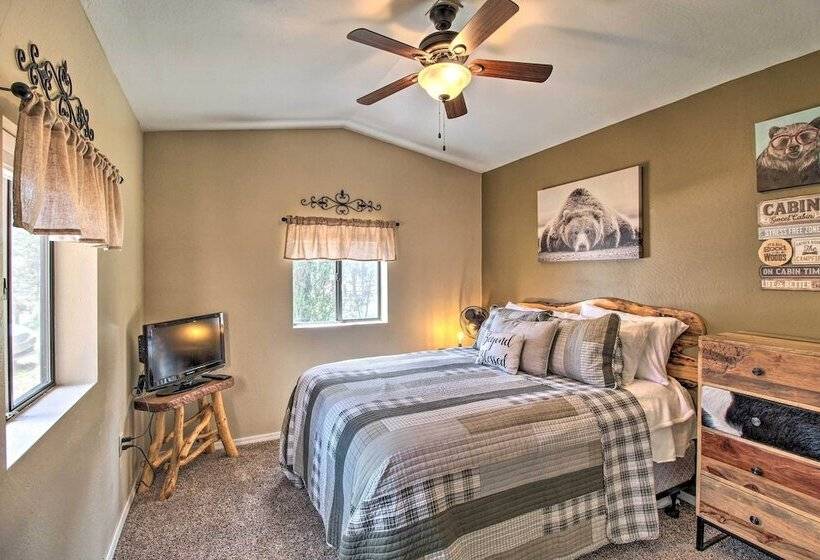 Cozy A Frame Cabin In Overgaard: Pets Welcome