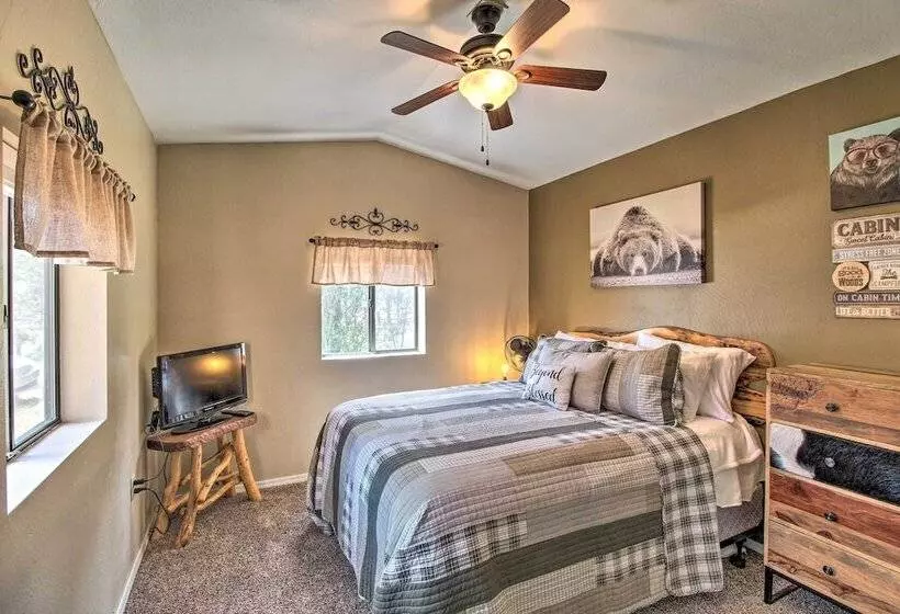 Cozy A Frame Cabin In Overgaard: Pets Welcome
