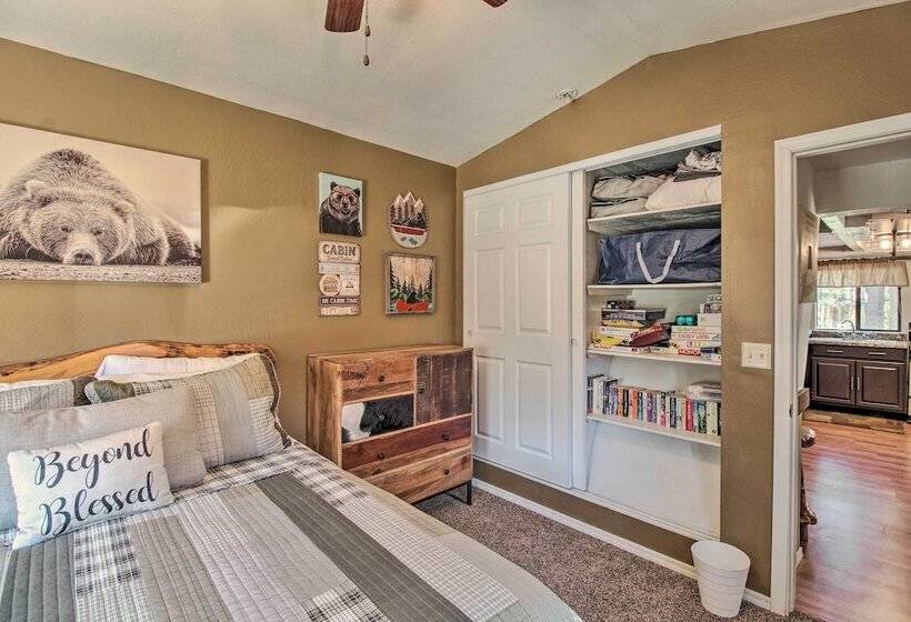 Cozy A Frame Cabin In Overgaard: Pets Welcome