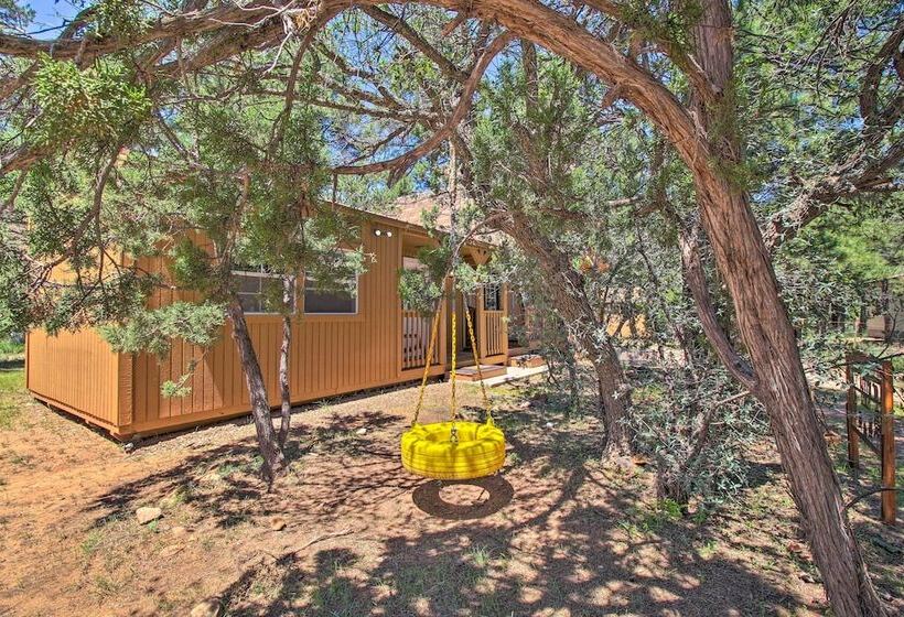 Cozy A Frame Cabin In Overgaard: Pets Welcome