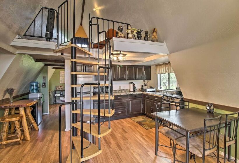 Cozy A Frame Cabin In Overgaard: Pets Welcome