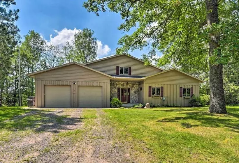 Lakeside Spooner Home W/ Game Room & Views!