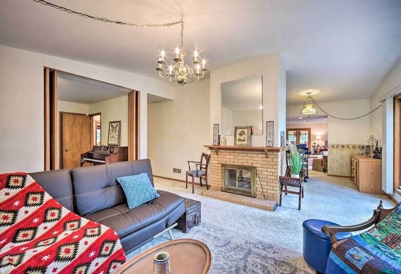 Lakeside Spooner Home W/ Game Room & Views!