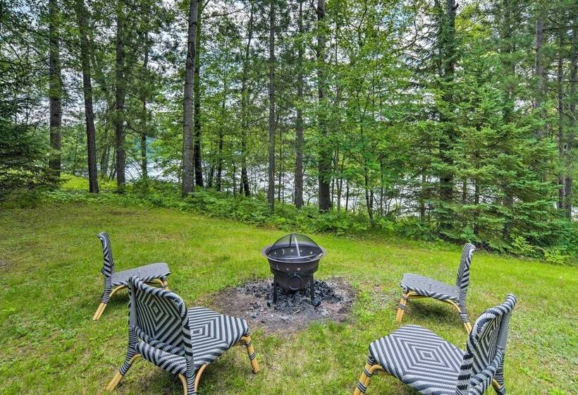 Lakeside Spooner Home W/ Game Room & Views!