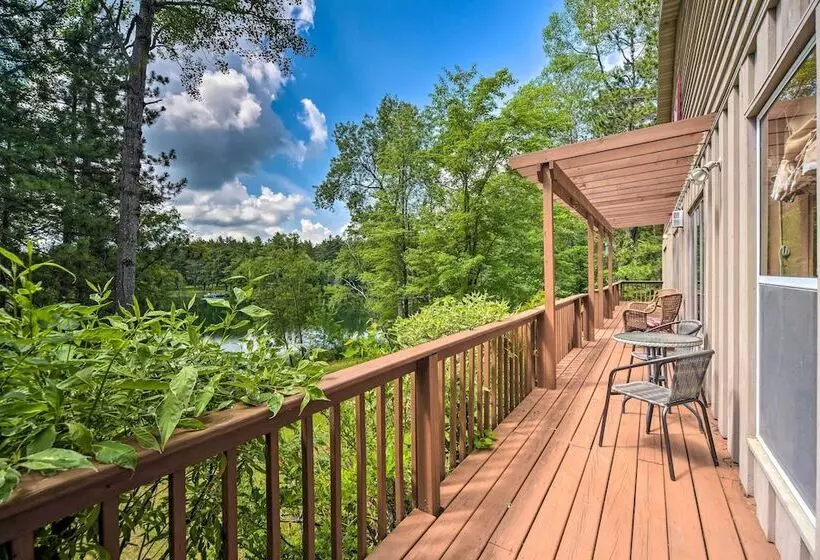 Lakeside Spooner Home W/ Game Room & Views!