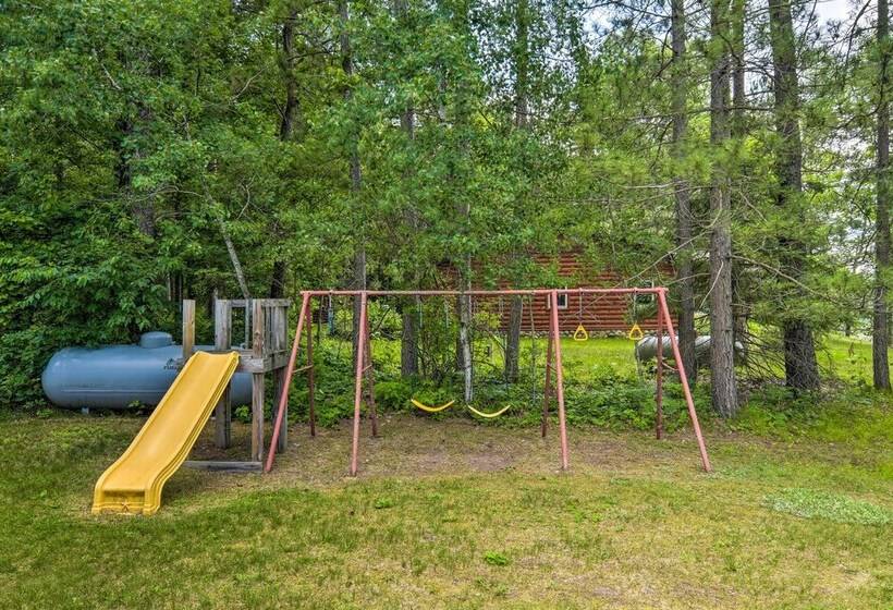 Lakeside Spooner Home W/ Game Room & Views!