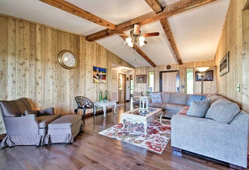 Lake Norfork Home W/waterview Patio + Balcony