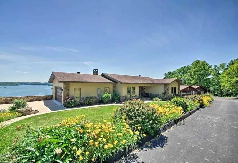Lake Norfork Home W/waterview Patio + Balcony