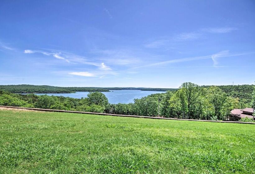 Lake Norfork Home W/waterview Patio + Balcony