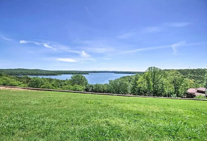 Lake Norfork Home W/waterview Patio + Balcony