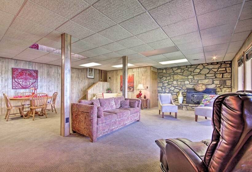 Lake Norfork Home W/waterview Patio + Balcony