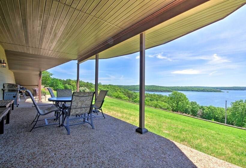 Lake Norfork Home W/waterview Patio + Balcony