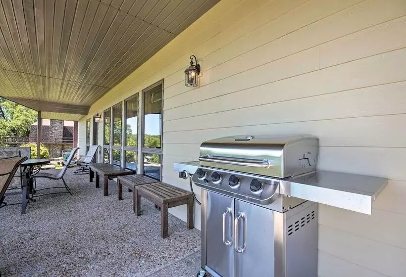 Lake Norfork Home W/waterview Patio + Balcony