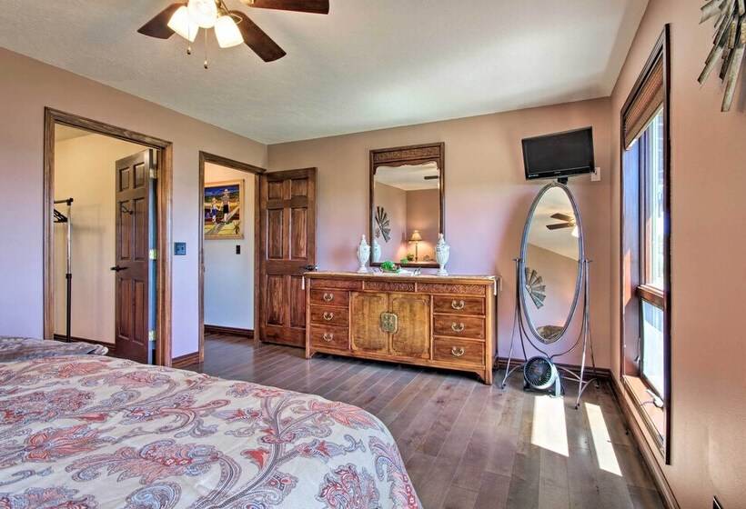 Lake Norfork Home W/waterview Patio + Balcony