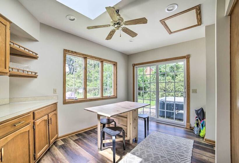 Lovely Kalamazoo River Home W/ Dock & Hot Tub