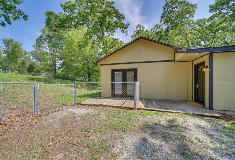 Modern Fairland Log Cabin W/ Lake Access!