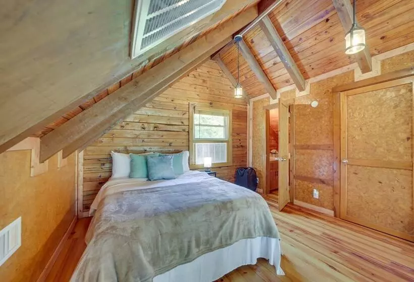 Modern Fairland Log Cabin W/ Lake Access!