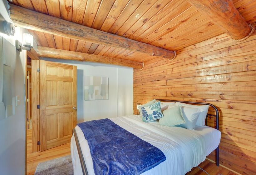 Modern Fairland Log Cabin W/ Lake Access!