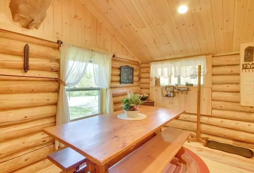 Unique Maine Log Cabin W/ Trout Ponds & Sauna!