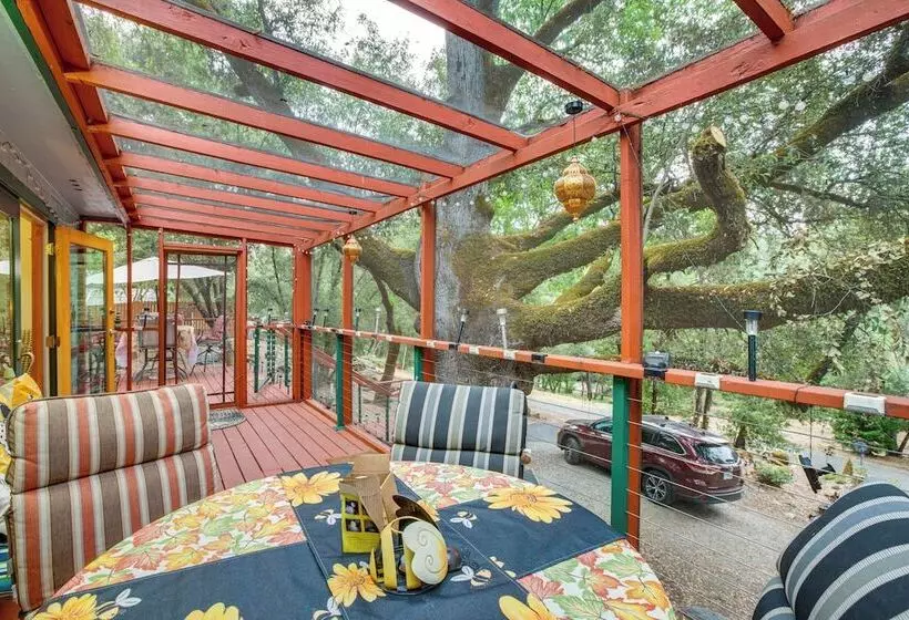 Secluded Placerville Cabin W/ Deck: Walk To River!