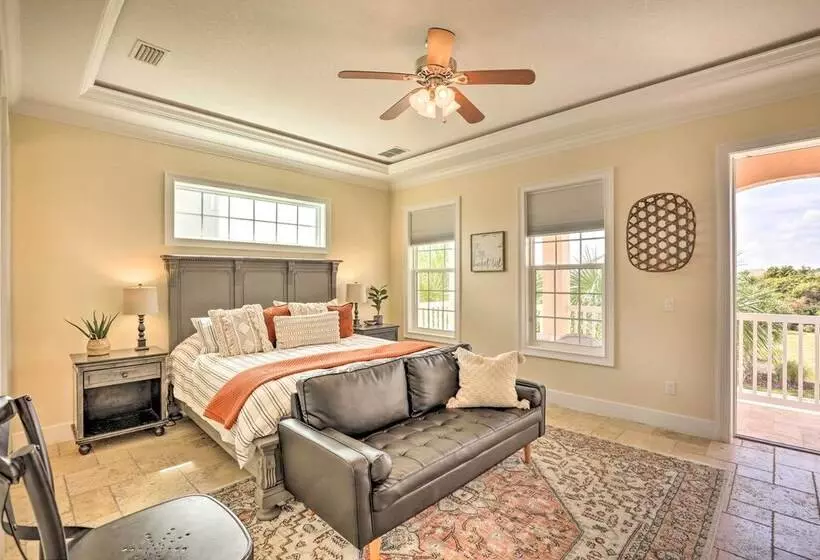 Palm Coast Oasis W/ Pool: Steps To Cinnamon Beach!