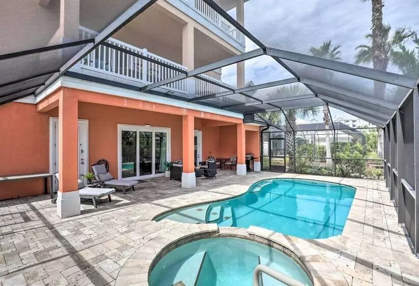 Palm Coast Oasis W/ Pool: Steps To Cinnamon Beach!