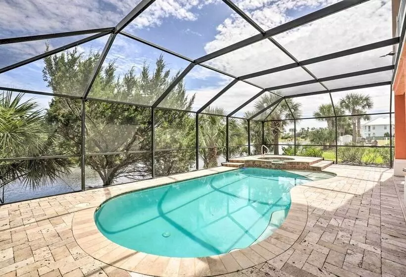 Palm Coast Oasis W/ Pool: Steps To Cinnamon Beach!