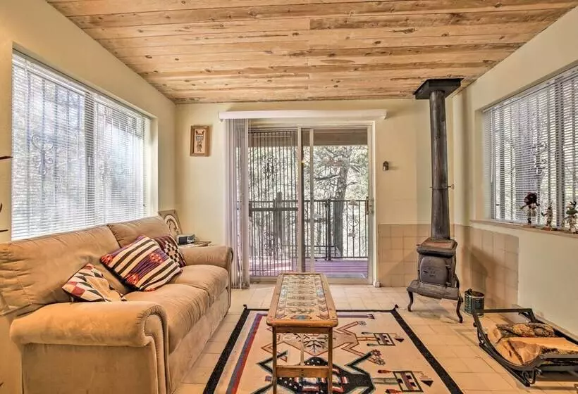 Jemez Springs Cabin W/ Mtn Views: Steps To River!