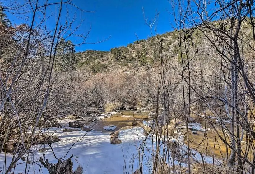 Jemez Springs Cabin W/ Mtn Views: Steps To River!