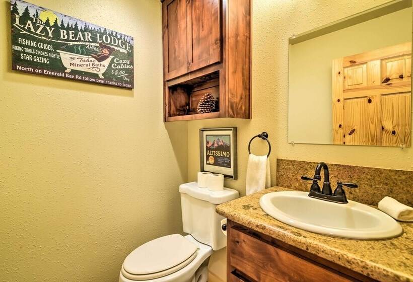 Lake Tahoe Cabin W/ Private Beach Access