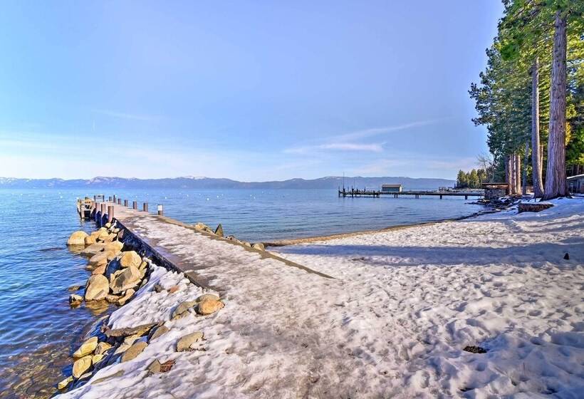 Lake Tahoe Cabin W/ Private Beach Access