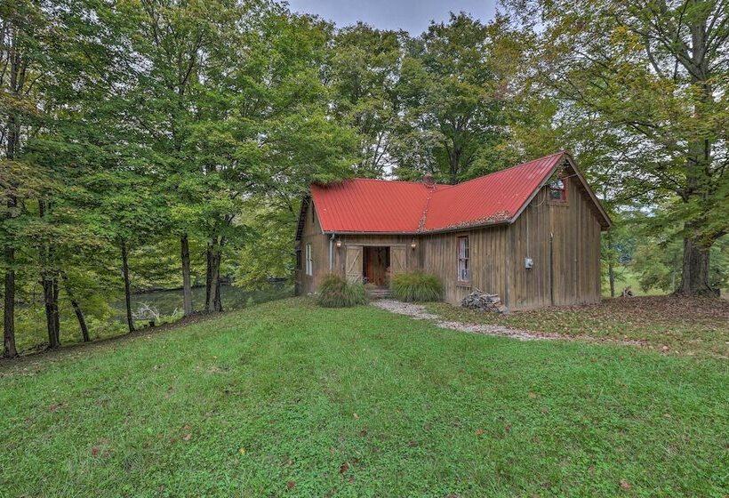 Rustic Cabin In The Woods: 2 Acre Fishing Pond!