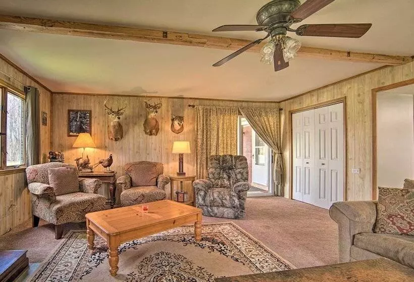 Rustic & Modern Russell Cabin W/ Grill + Deck