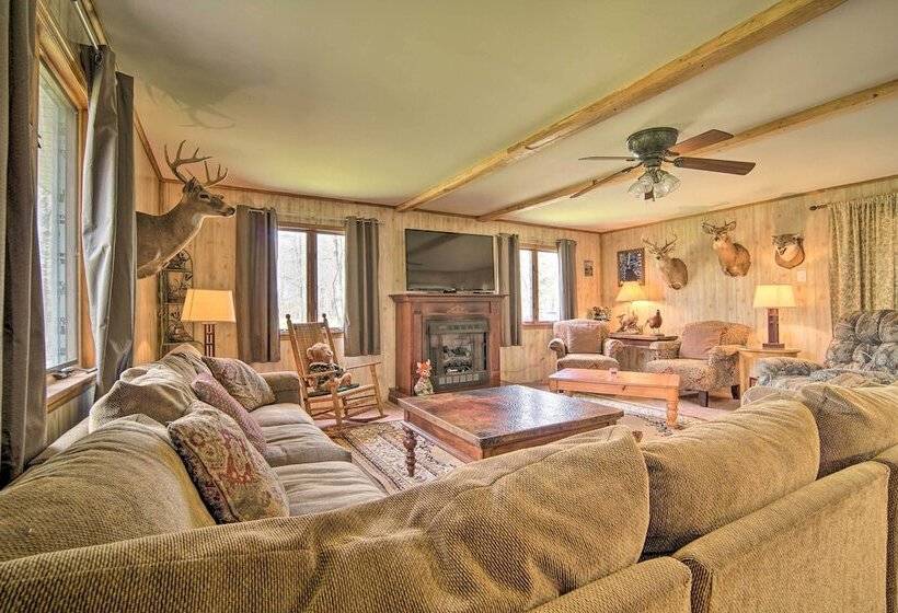 Rustic & Modern Russell Cabin W/ Grill + Deck