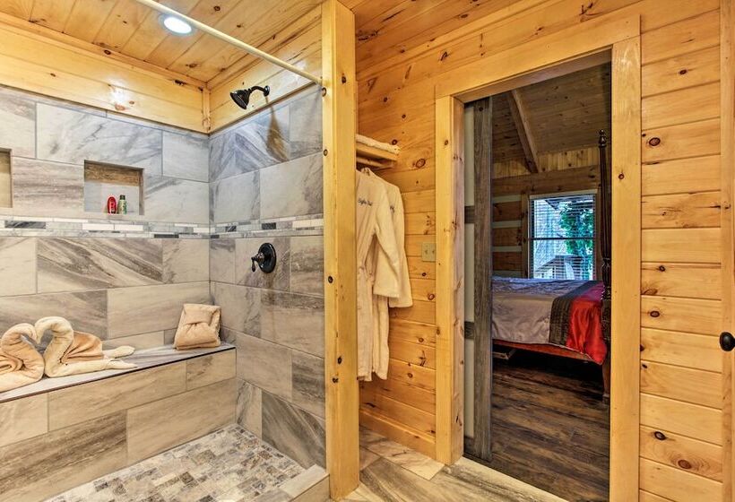 Sevierville Cabin W/ Private Hot Tub & Fireplace!