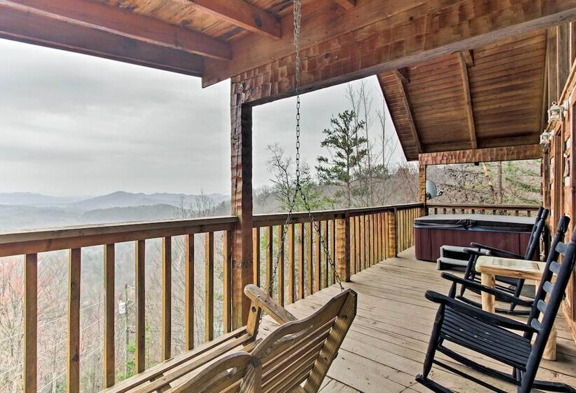Sevierville Cabin W/ Private Hot Tub & Fireplace!