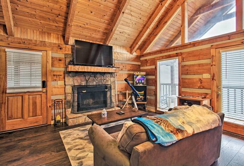 Sevierville Cabin W/ Private Hot Tub & Fireplace!