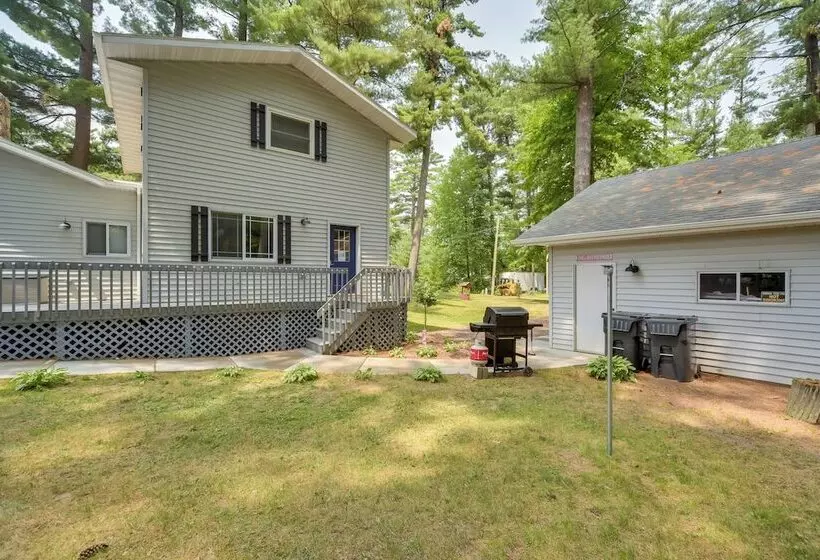 Spacious Home W/ Deck On Lake Chetek!