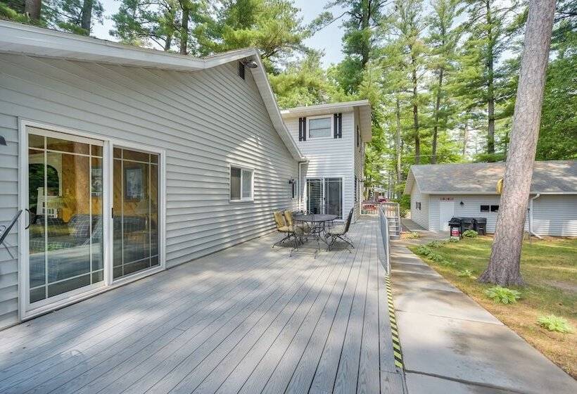 Spacious Home W/ Deck On Lake Chetek!