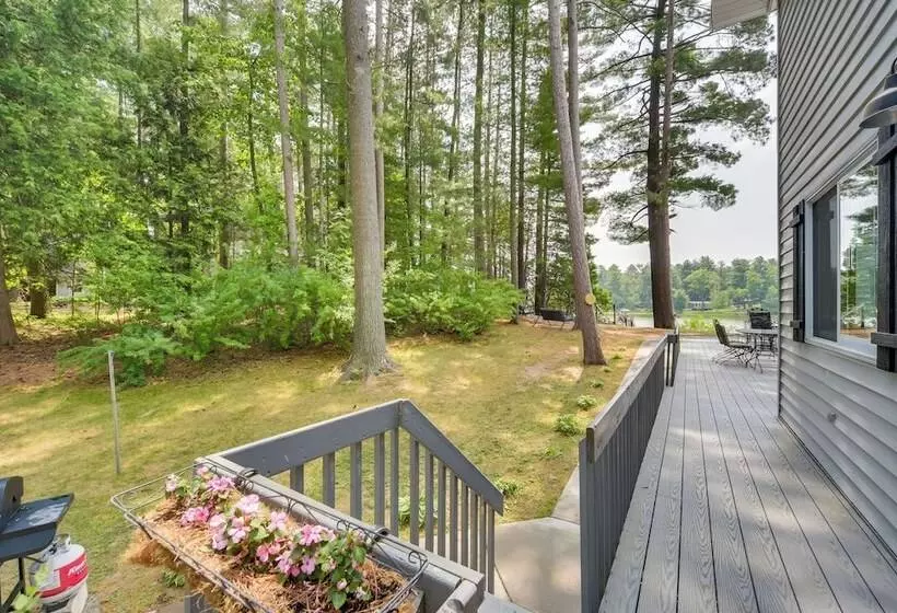 Spacious Home W/ Deck On Lake Chetek!