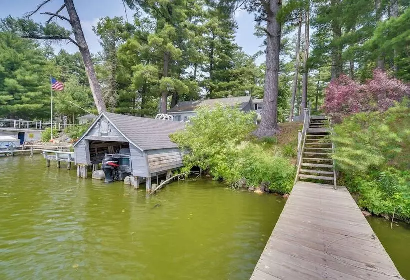 Spacious Home W/ Deck On Lake Chetek!
