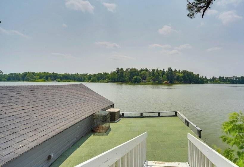 Spacious Home W/ Deck On Lake Chetek!