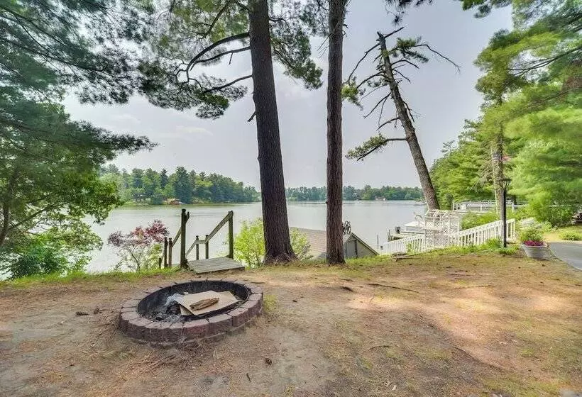 Spacious Home W/ Deck On Lake Chetek!