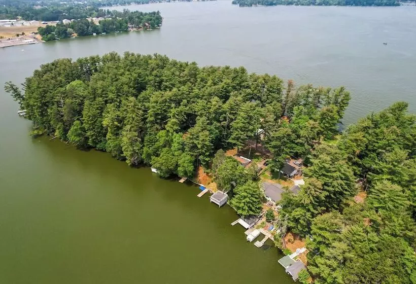 Spacious Home W/ Deck On Lake Chetek!