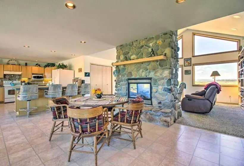 Sunny Big Timber Retreat W/ Spacious Deck!