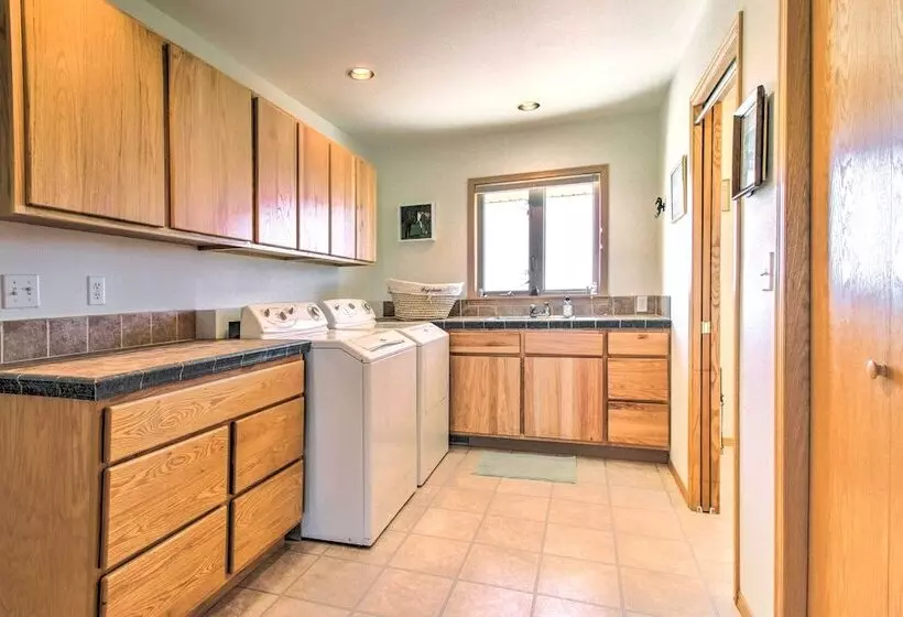 Sunny Big Timber Retreat W/ Spacious Deck!