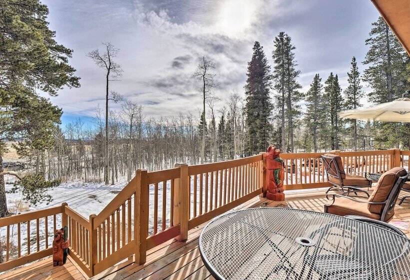 22str 00047 Fairplay Cabin W/ Deck On 3 Acres!