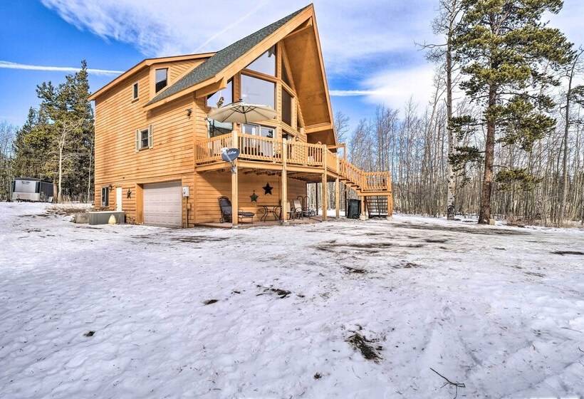 22str 00047 Fairplay Cabin W/ Deck On 3 Acres!