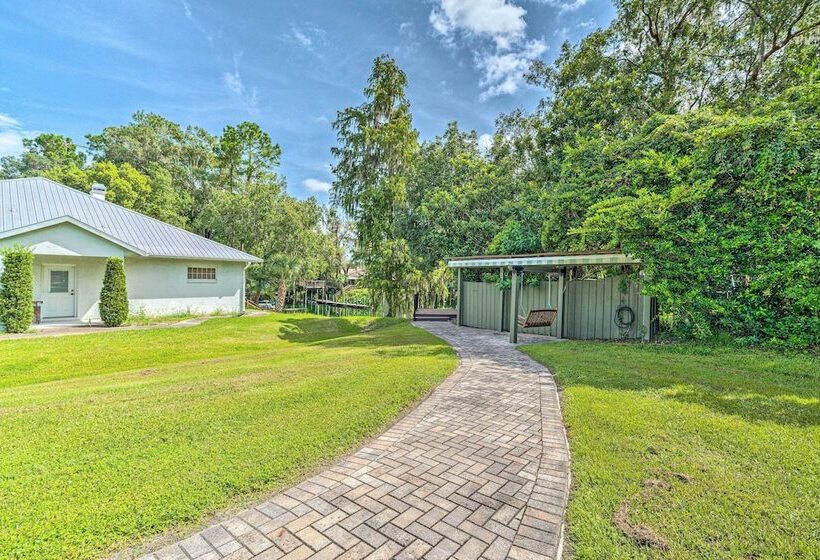 Rainbow River Home W/ Private Kayak Dock