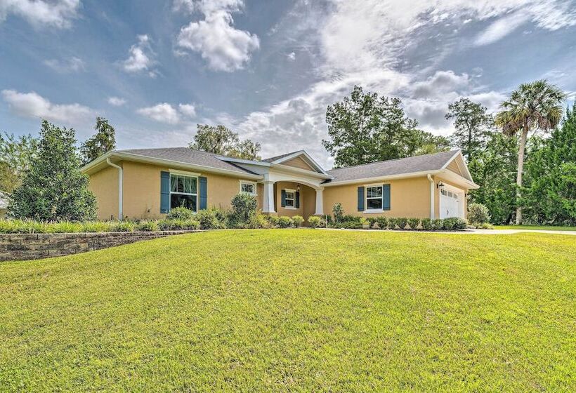 Rainbow River Home W/ Private Kayak Dock